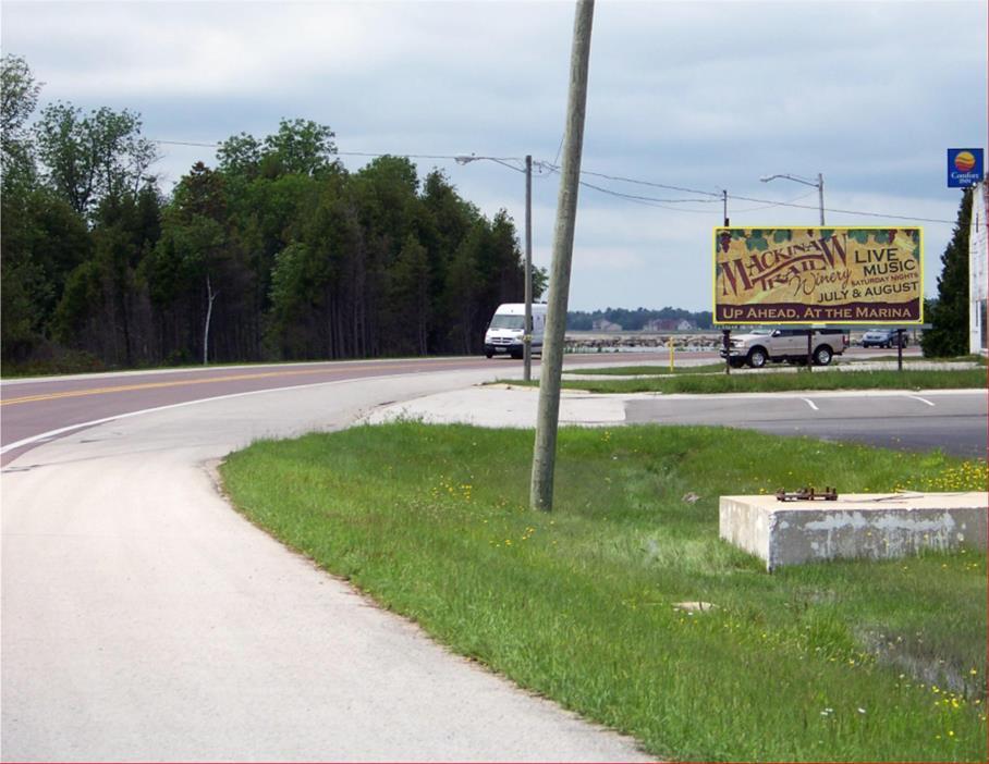 Photo of a billboard in Manistique