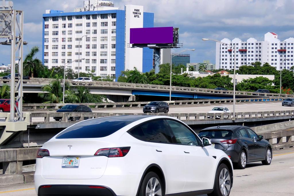 Photo of an outdoor ad in Miami