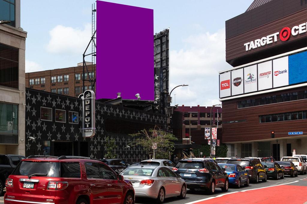Photo of an outdoor ad in Minneapolis
