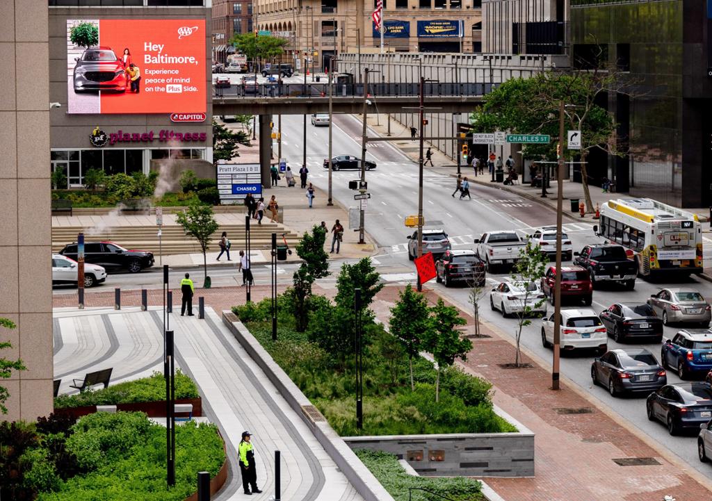 Photo of an outdoor ad in Baltimore